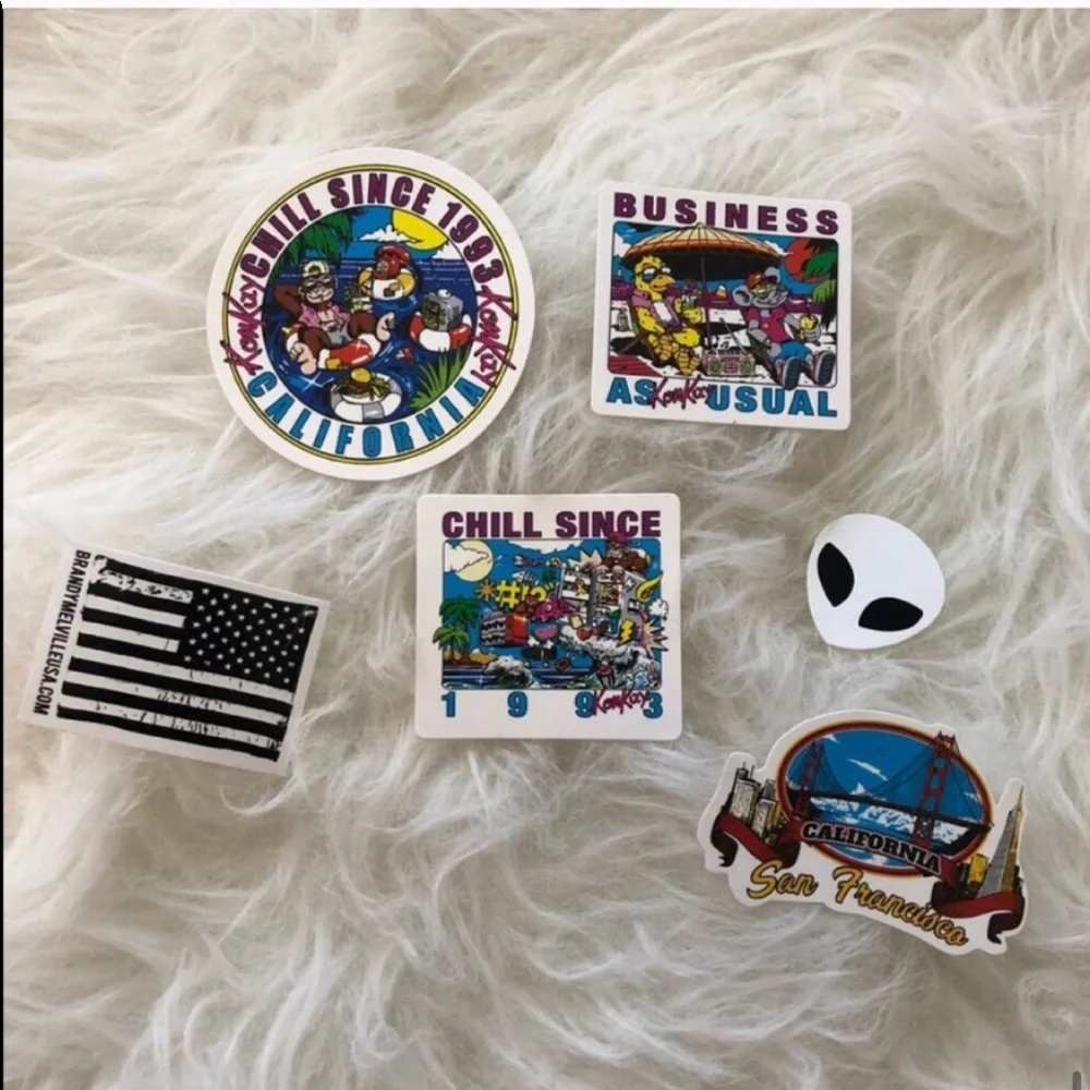 BRANDY MELVILLE STICKERS VSCO Laptop phone case cute y2k 2000’s bundle rare cute - Picture 9 of 11